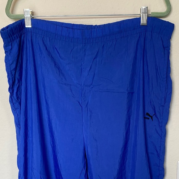 Vintage Men’s Blue Puma Windbreaker pants sz Large - Picture 2 of 5